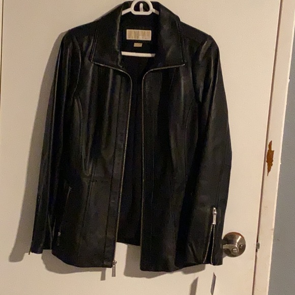 Michael Kors Leather Jacket - Picture 3 of 6